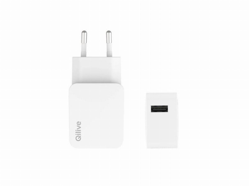Carregador Csr Qilive 1 Usba 15W Branco