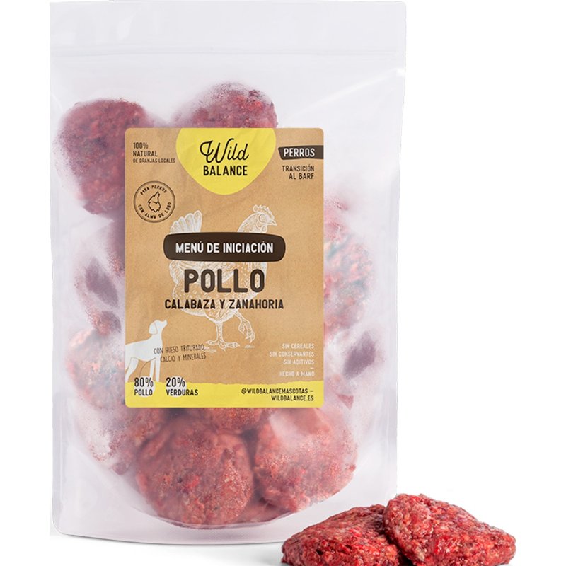 Alimento Para Cão Frango, Abóbora E Cenoura 1 kg