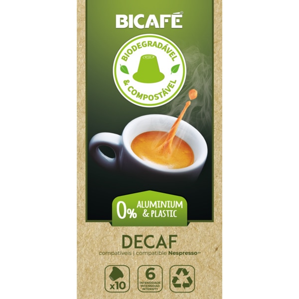 Café Descafeinado Intensidade 6 Para Nespresso 10 cápsulas