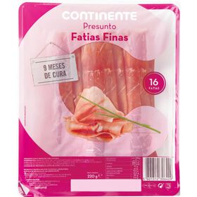 Presunto Fatias Finas 9 Meses De Cura Continente 220 gr