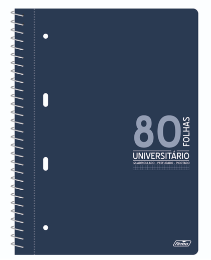 Caderno Espiral A5 Pautado 80 Folhas Firmo