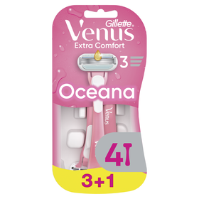 Lâminas Descartáveis Extra Comfort 3 Oceana Gillette Venus  4 Un