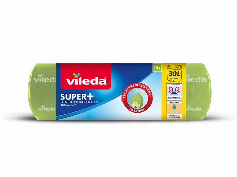 Sacos Vileda De Lixo Ecobag Perfumado Limão 30 l