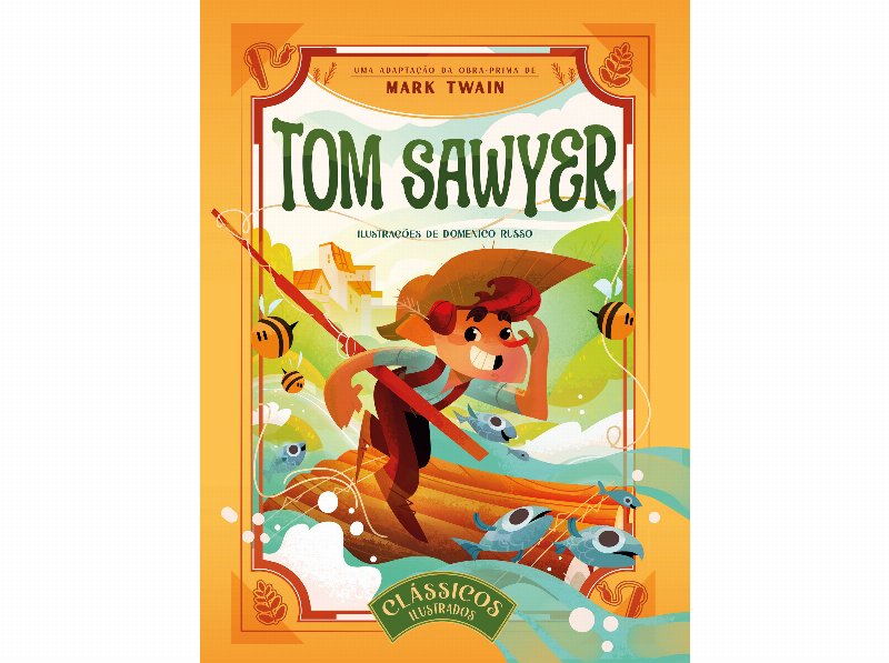 Livro Clássicos Ilustrados - Tom Sawyer De Mark Twain