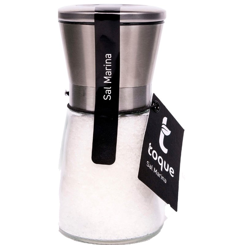 Sal Marinho Em Moinho De Inox 180 g