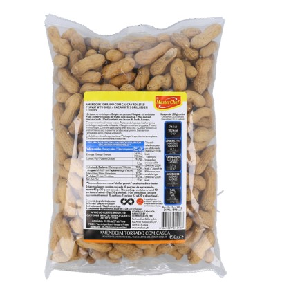 Amendoim Torrado Com Casca 450 g Masterchef