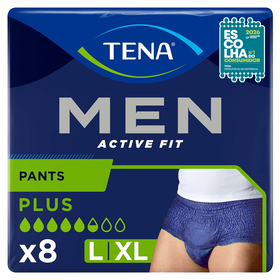 Cuecas Incontinência Plus L/Xl Tena 8 Un