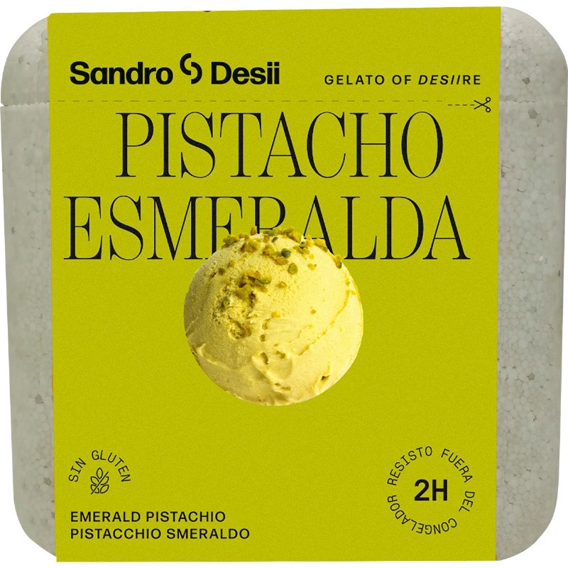 Gelado De Pistacho Esmeralda 500 ml