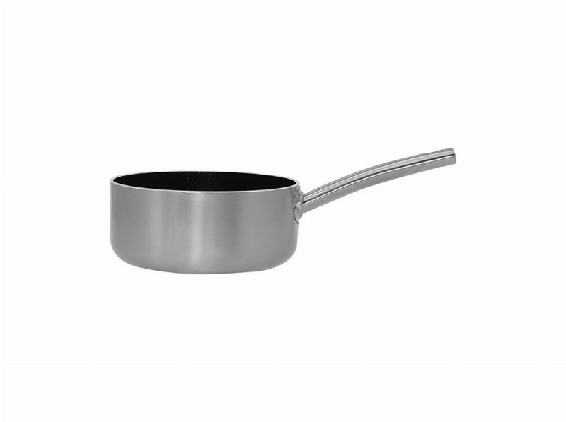 Caçarola Aluminio Reciclado Actuel Revestimento Cerâmico Preto 20Cm
