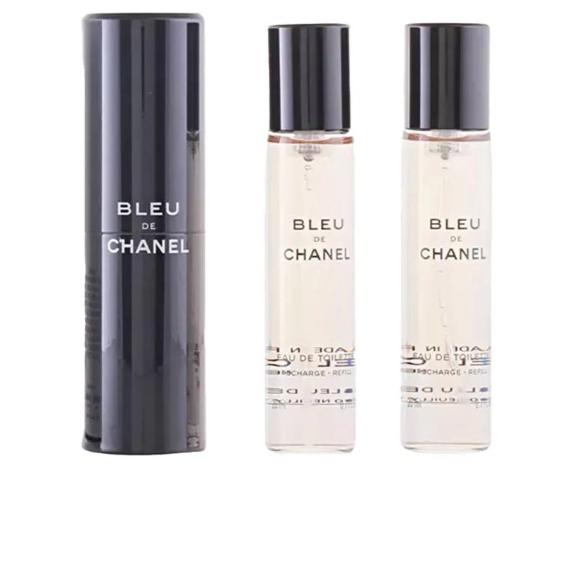 Chanel Bleu Eau De Toilette Vaporizador Refillable 3 X 20 ml