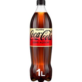 Refrigerante Com Gás Cola Zero Baunilha Coca-Cola 1 Lt