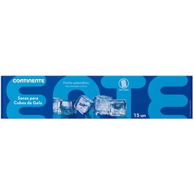 Sacos Para Cubos De Gelo Com Fecho Automático Continente 15 Un