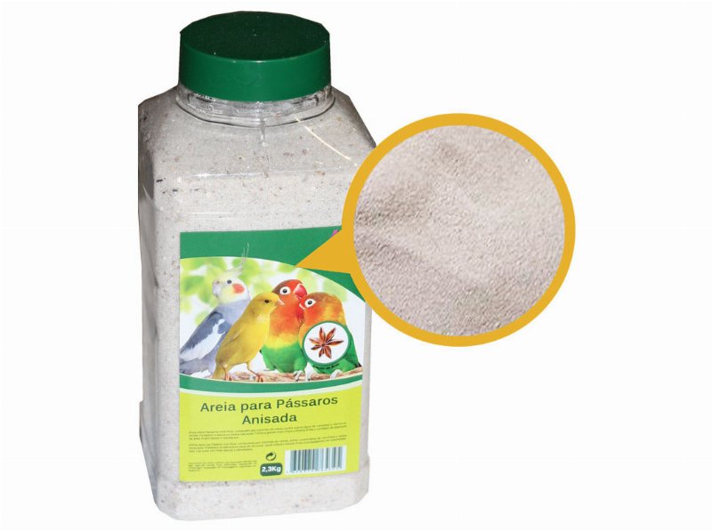 Areia Anizada P/Gaiola Pássaro 2350 gr*