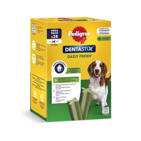 Snack Para Cão Médio Dentastix Fresh Pedigree 720 g (28 Un)