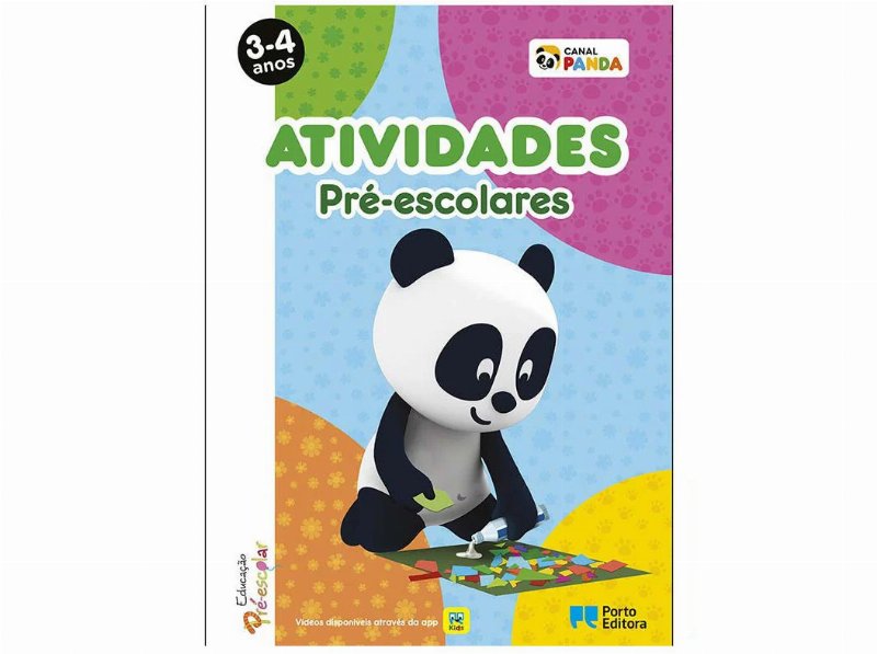 Livro Atividades Pré-Escolares Panda - 3-4 Anos