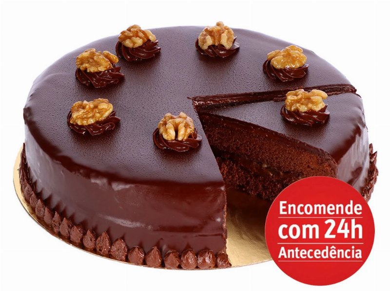 Bolo De Chocolate Com Noz Produção Própria Kg