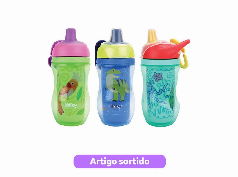 Copo Térmico Nuby Multicolor 6M+ 260 ml Modelos Sortidos