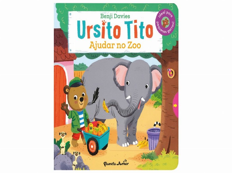 Livro Ursito Tito - Ajudar No Zoo