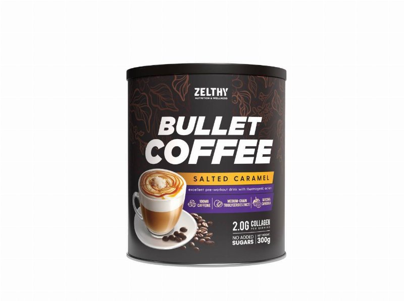 Bullet Coffee Zelthy Caramelo Salgado 300 gr