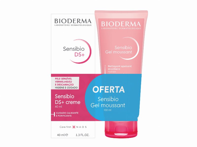 Creme Bioderma Sensibio Ds+40 ml Of Gel Sensibio Moussant 100 ml
