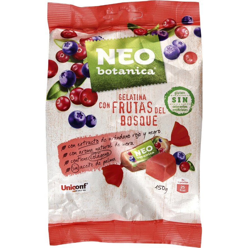 Gomas De Frutos Do Bosque Sem Glúten 150 g
