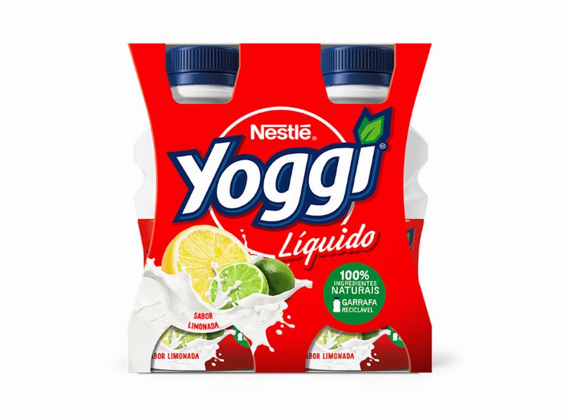 Iogurte Yoggi Líquido Limonada 4X160 g