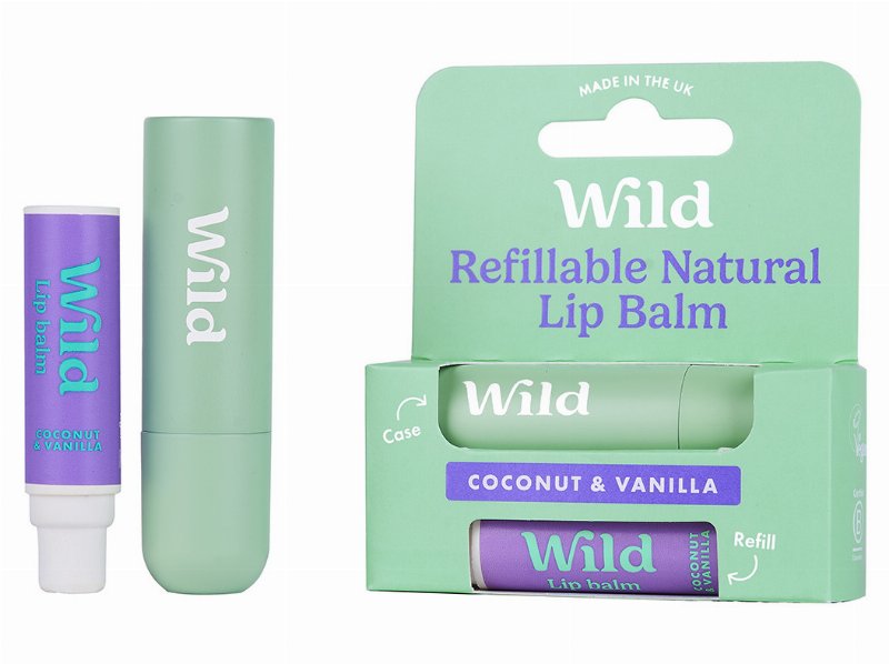 Bálsamo Labial Wild Cx E Rec. Coco Baunilha 45 g