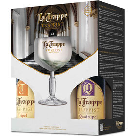 Cerveja Com Álcool Conjunto E Copo La Trappe 4 X 33 cl