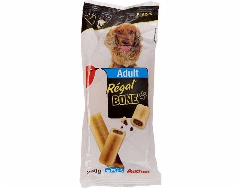 Snacks Para Cão Auchan Adulto Régal' Bone 200 g