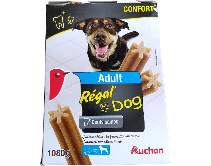 Snacks Para Cão Auchan Porte Grande Adulto Régal' Dog Dental 1080 g