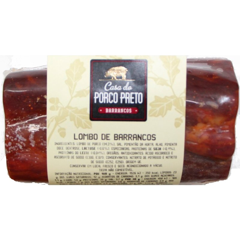 Lombo De Barrancos Nacos Peso Aproximado 350 g