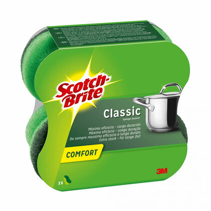 Esfregão Fibra Verde Ergonómico 2Un Scotch-Brite 2Un