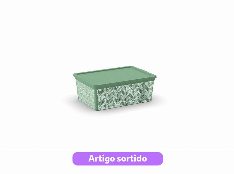 Caixa Para Arrumação Actuel 18 l 40X17X34Cm Modelos Sortidos