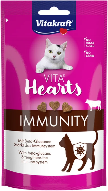 Snack Para Gato Imunidade Do Coração Vaca Vitakraft 0.04Kg