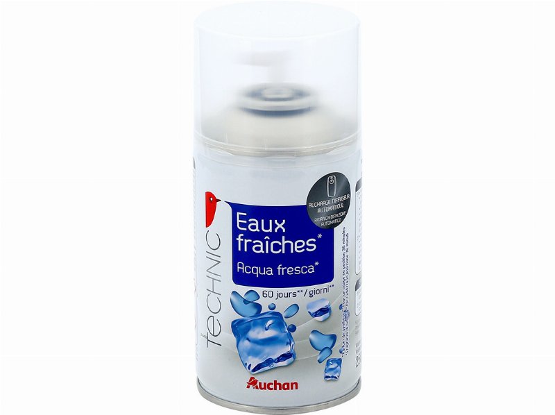 Difusor Auchan Automático Recarga Água Fresca 250 ml