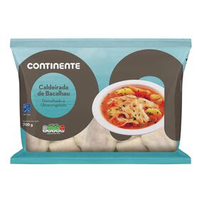 Caldeirada De Bacalhau Msc Demolhado Ultracongelada Continente 700 gr