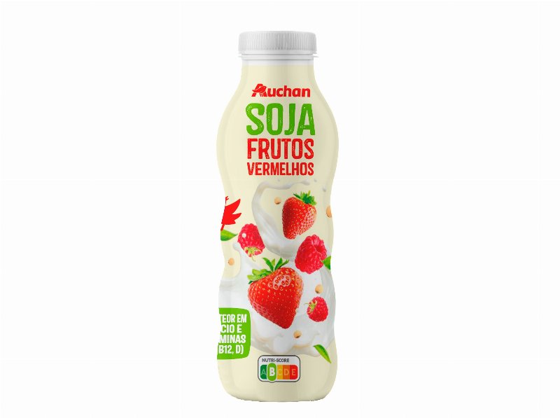 Sojagurte Líquido Auchan Frutos Vermelhos 150 ml