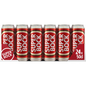 Cerveja Em Lata Com Álcool Super Bock 24 X 50 cl