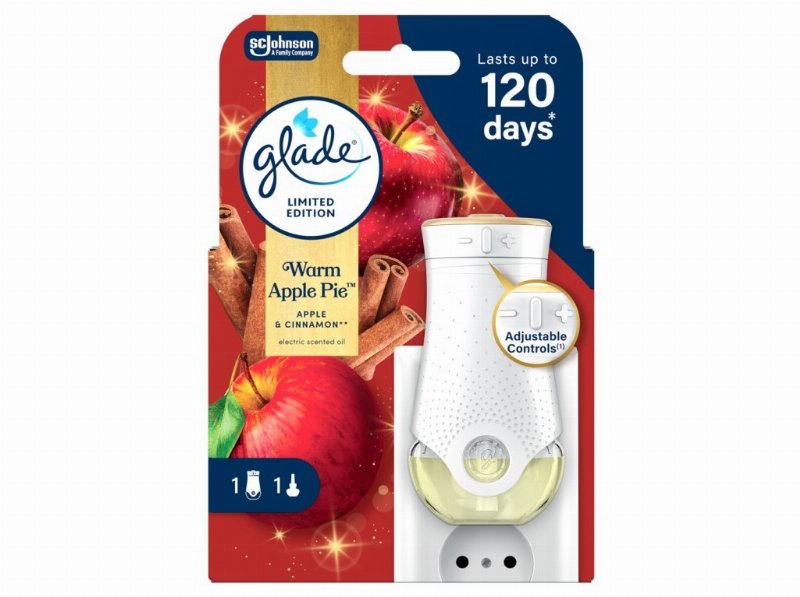 Ambientador Eléctrico Aparelho Glade Winter Warm Apple Pie 20 ml