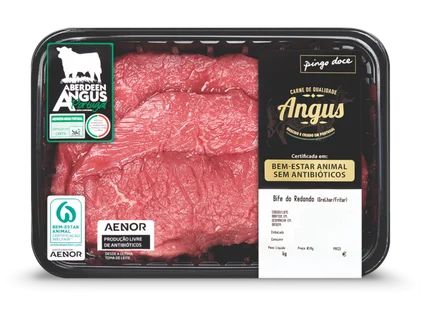 Bife Do Redondo De Novilho Angus Embalado Pingo Doce 0.4Kg