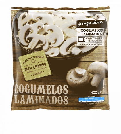 Cogumelos Laminados Congelados Pingo Doce 0.4Kg
