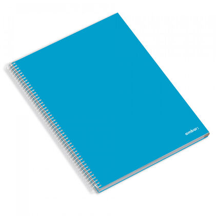 Caderno A4 Pautado E Quadriculado Ambar