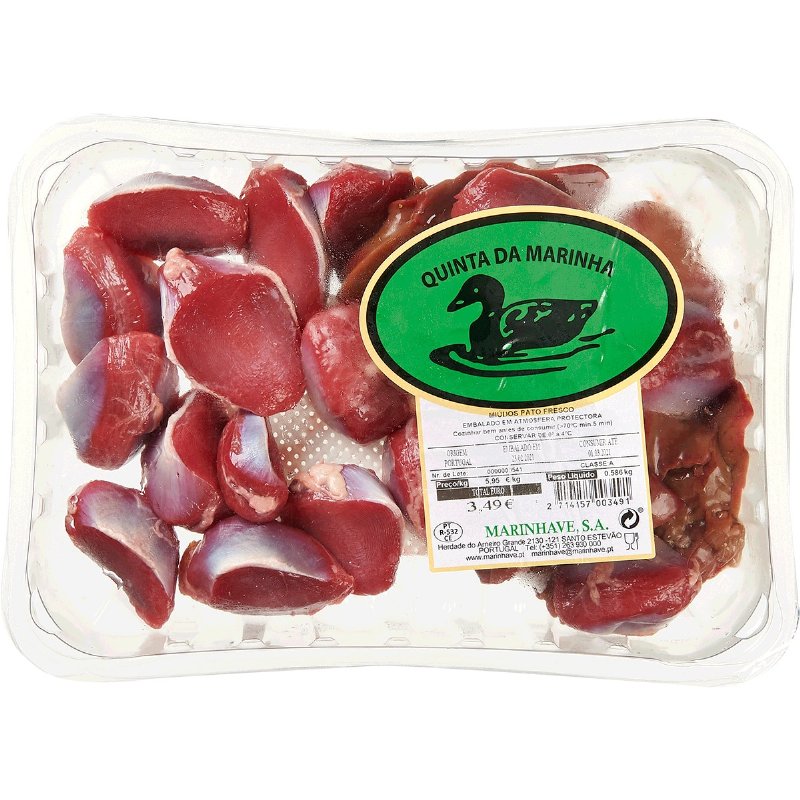 Miúdos De Pato Peso Aproximado Por