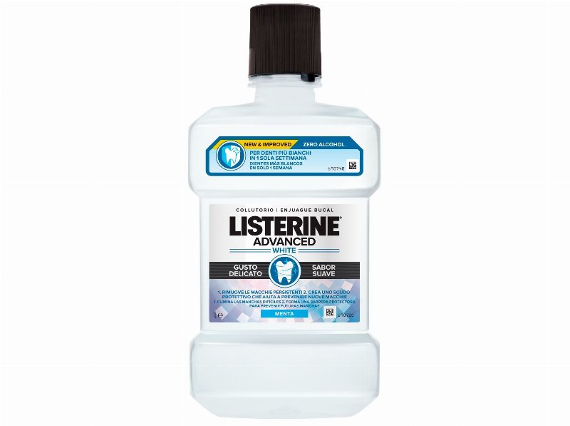 Elixir Listerine Advanced White 1000 ml