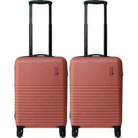 Conjunto 2 Malas Viagem Cabine Rosa Milão Pack It