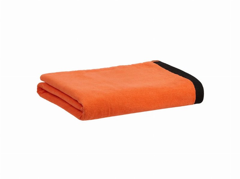 Toalha Praia Aveludada Actuel Colorama Laranja 360 g 90X160Cm