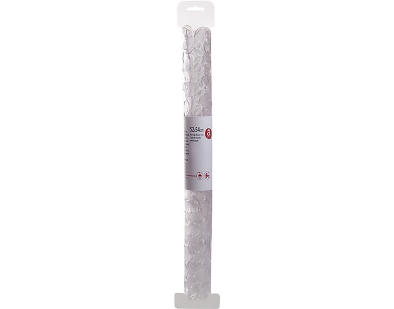 Tapete Antiderrapante Actuel Pvc Transparente Pedras 52X54Cm