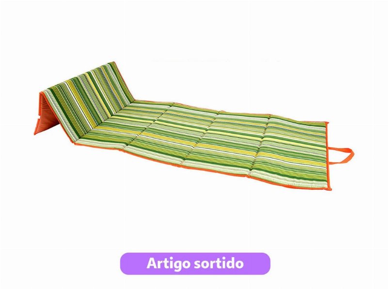 Colchão Desdobrável 180X60X2Cm Cores Sortidas