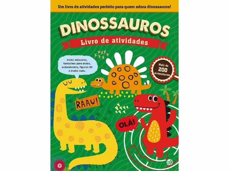 Livro Dinossauros - Livro De Atividades