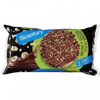 Tortitas De Chocolate Com Pedaços De Avelã Bicentury 0.12Kg